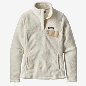 Patagonia white fleece jacket